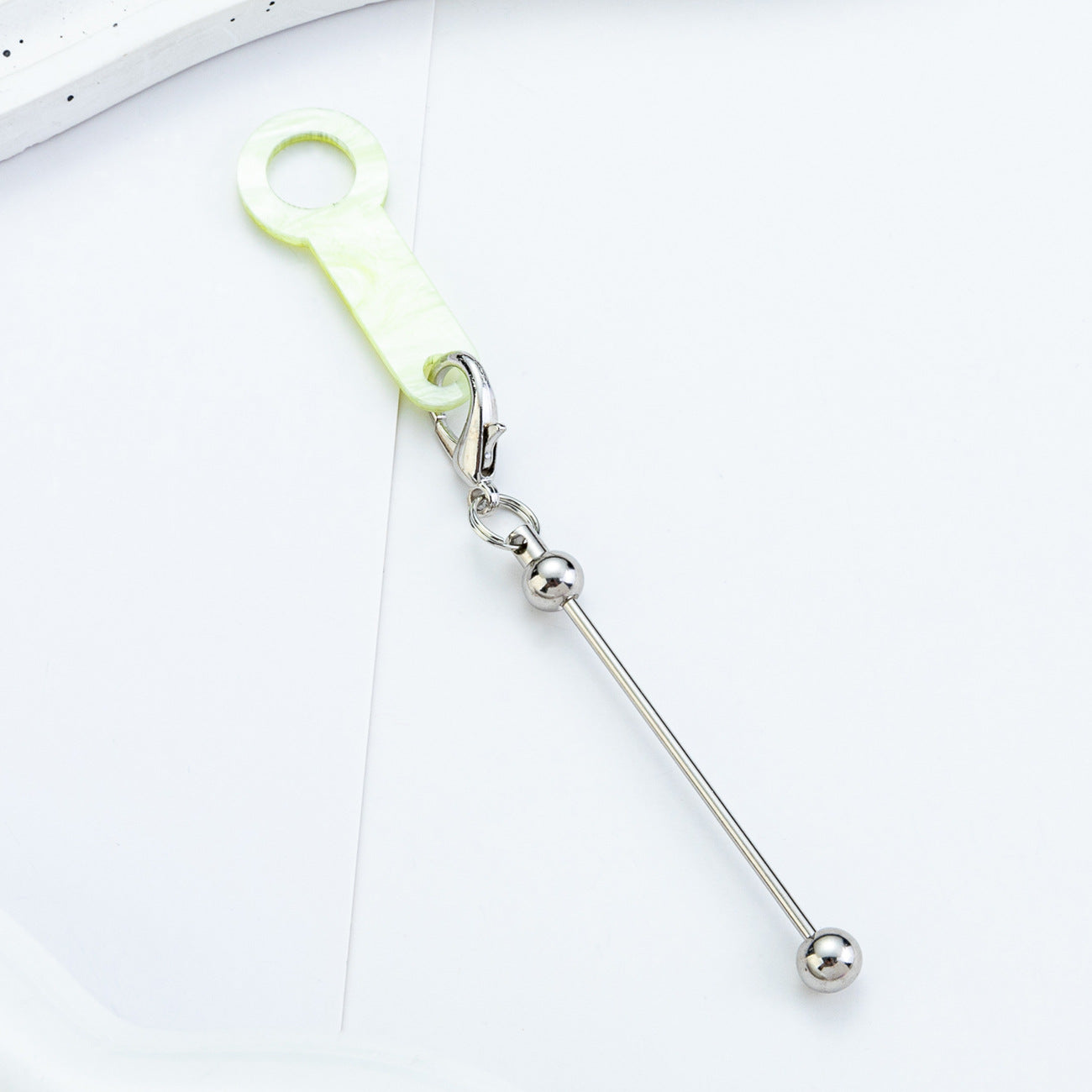 Wholesale Ready-Made DIY Beaded Acrylic Straw Hangings Suitable for 8Mm-10Mm Water Cup Straw Accessories Decoration